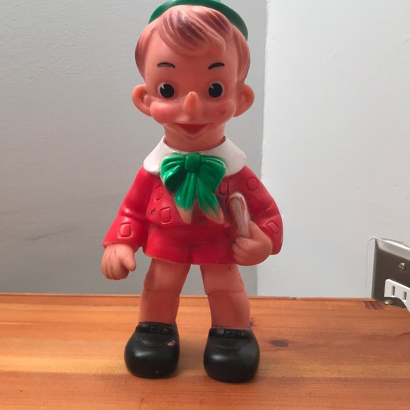 JOUET ANCIEN VINTAGE GRAND POUET PINOCCHIO 37 CM - LEDRA ITA